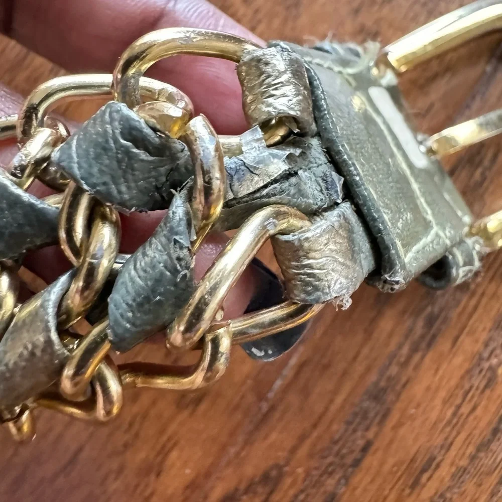Boho Gold Woven Chain‎ Belt